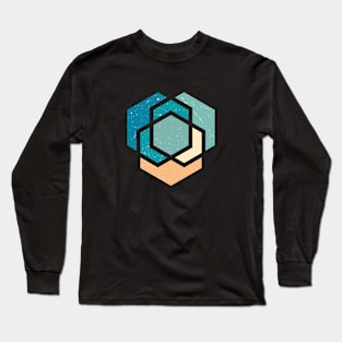 Colorful Hexagons Long Sleeve T-Shirt